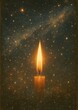 © Rawpixel.com - Candlelight amidst cosmic stars.