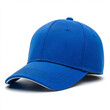 © Nasim Reza - Bright blue baseball cap with textured fabric and curved brim