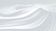 © Zffoto - Flowing Curves Create a Serene 3D Abstract White Environment