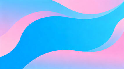 Cyan Purple Gradient Wave Abstract Background