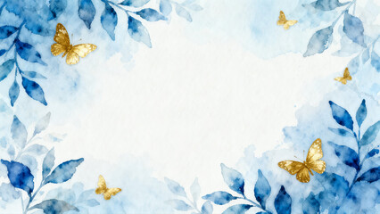 Cyan Geometric Shape Background Design