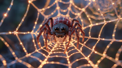 spider on a web