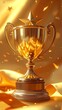 © Yanto - Golden trophy on a soft backdrop