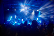 © Ivan - Live music concert with stage lights and audience silhouettes