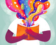 © Marusya Wrobel/Stocksy - Imaginative reading in a vibrant design