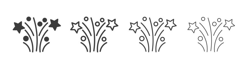 Fireworks icon style illustration. EPS 10 file