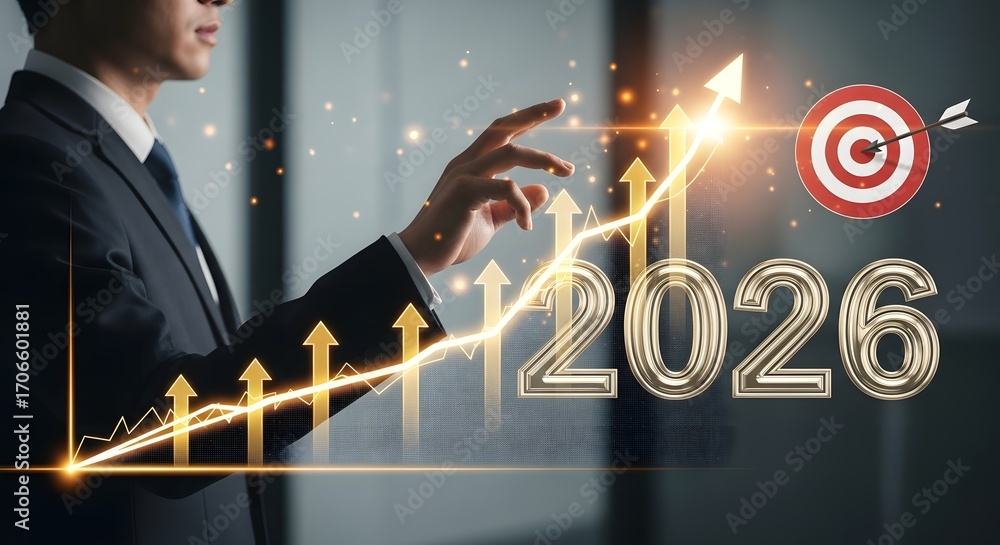Photo Stock 2025 to 2026 business financial plan market concept ...