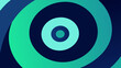 © Asif - Concentric Circles Pattern in Teal Blue and Dark Blue Gradient abstract rings