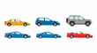 © Lucas - Different types of cars illustration including sedan hatchback suv sports car and convertible vehicles vector