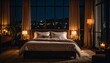 © RenHashimoto - 夜景の見えるホテルの部屋・ラグジュアリーホテル