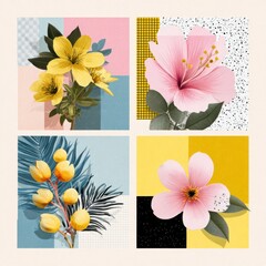 Wall Mural - elegant graphic templates for mother's day celebrations and cards