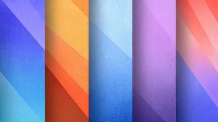 Wall Mural - Trendy Duotone Gradient Backgrounds Collection for Creative Projects