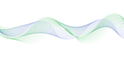 Wall Mural - Abstract wave pattern of flowing lines, Simple, wavy lines creating a sleek abstract pattern. 
