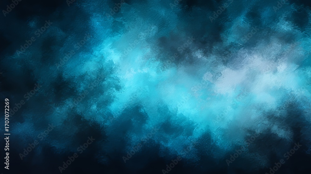 The combination of a blue textured background and a blue wall provides ...