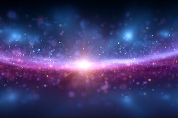 Wall Mural - Abstract space background with stars and nebula