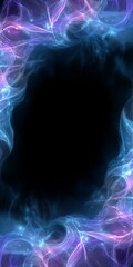 Wall Mural - Abstract background with smoke in dark