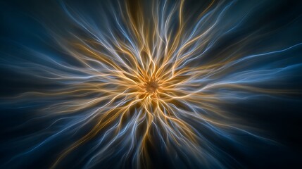 Wall Mural - Abstract background with flower