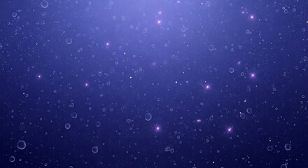 Abstract Blue Background with Random Symbols.