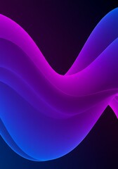 Wall Mural - an abstract background with a vibrant blue and purple glowing color gradient