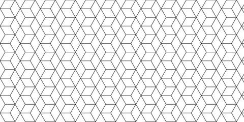 Wall Mural - vector grid line box and metal cube creative geometric fabric abstract tiles gradient web tech conne