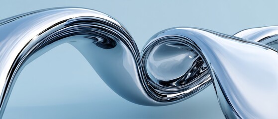 Wavy metallic object