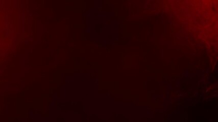 Wall Mural - Slow moving dark red clouds or smoke swirl to create a subtle, moody and atmospheric texture, abstract background for cinematic projects