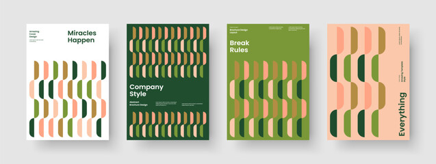Canvas Print - isolated brochure layout. geometric background design. modern business presentation template. flyer.