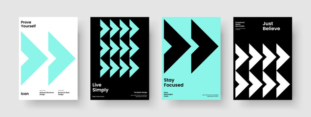 Canvas Print - abstract report template. geometric brochure layout. modern book cover design. banner. poster. backg