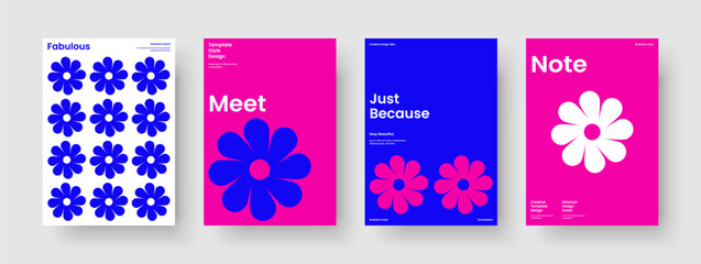 Canvas Print - isolated poster layout. creative brochure design. geometric background template. flyer. report. book