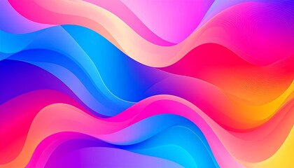 Colorful wave abstract background design