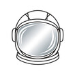 © Joyonto - Illustration of an astronaut helmet isolated on white background, vector format