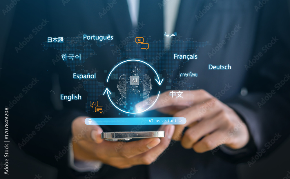 Aritificial Ranslation AI language assistant translation multiple languages and voice ...
