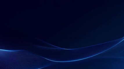 Wall Mural - Abstract Dark Blue Wavy Lines Background Texture