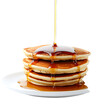 © Edward - Scrumptious Buttery Pancake Stack with Syrup Drizzle