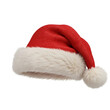© Muzamil - Festive Santa hat with soft fur trim ready for joyous holiday celebrations