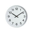 © Abdul - Simple White Wall Clock Time Management  Minimalist Design on transparent background