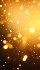Wall Mural - golden bokeh lights abstract background with soft texture for elegant celebration and decoration.