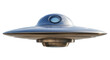© Federica - Isolated UFO Flying Object in Blue Metallic Tone for Science Fiction Concept Design