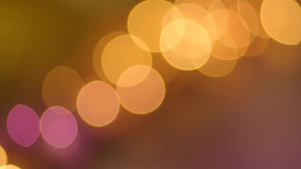 Wall Mural - Abstract motion of soft focus bokeh lights, creating a serene, peaceful background, seamlessly looping ethereal, minimalist, soft
