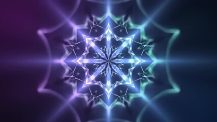 Wall Mural - A seamlessly looping video featuring abstract geometric patterns softly radiating and forming a digital aura burst abstract geometric patterns, modern, abstract art
