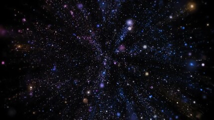 Wall Mural - abstract space background