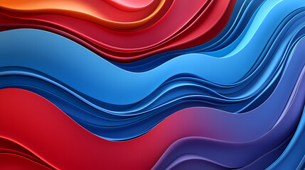 Wall Mural - Abstract Colorful Wave Design