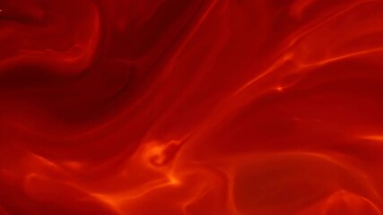 Wall Mural - Abstract red and orange liquid light flares pulse and flow like slow-motion lava in a mesmerizing, seamlessly looping video dynamic, soft, motion