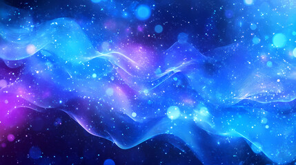Wall Mural - Abstract Cosmic Waves