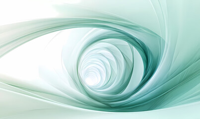 Wall Mural - abstract spiral tunnel visionary art