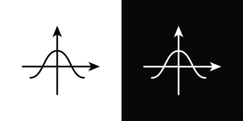 Canvas Print - Tangent icon in line design. Editable stroke icons.