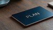 © FocusFusion - Planning Card on a Wooden Desk for Organizing Tasks