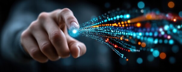 Digital Connection Through Touch in Modern Technology