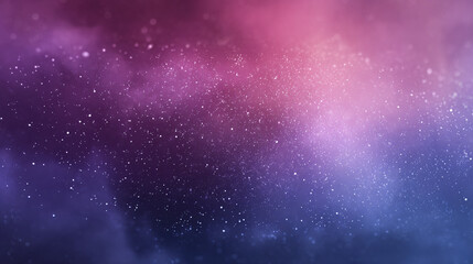 Wall Mural - colorful background with a starry sky, a pink and purple gradient, a grainy texture, blurred details
