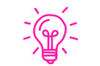 © NadeAnamta - pink light bulb